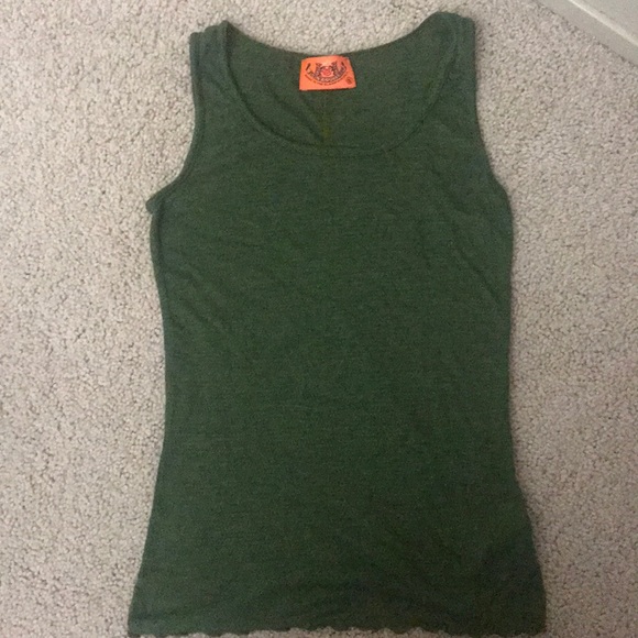 Juicy Couture Tops - Juicy Couture size small green crepe tank